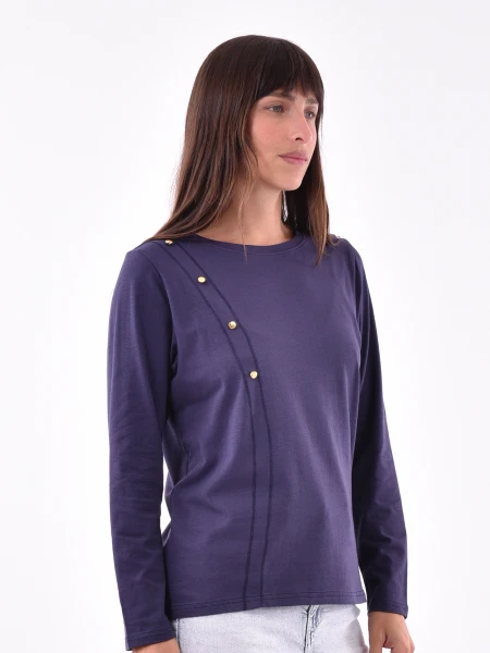 REMERA MAHALO AZUL OSCURO