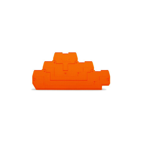 Tapa para borne triple piso de 2,5mm² gris WG1565