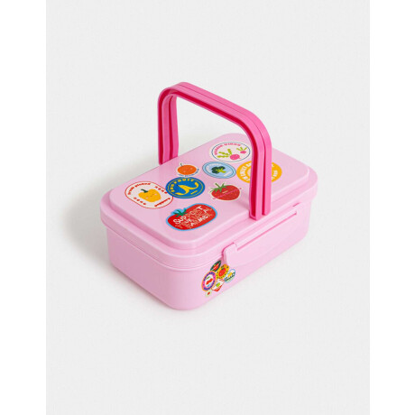 Lunchera Rígida Rosa Claro