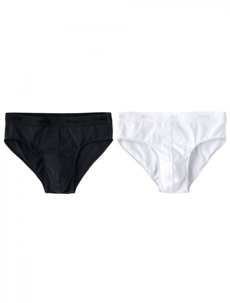 KIT DE 2 CALZONCILLOS SLIP CON ELASTANO MULTICOLOR