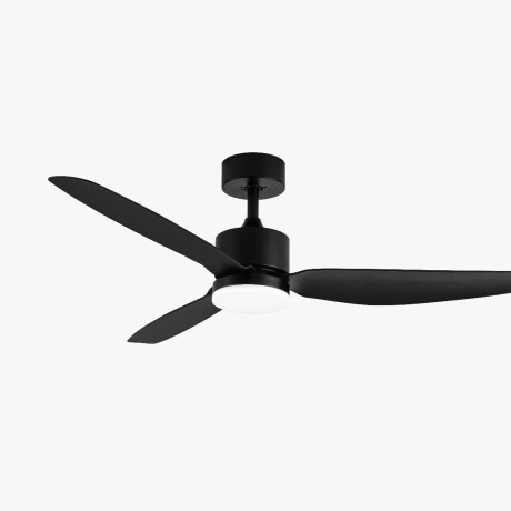 Ventilador De Techo Led 18watts Fría/cálida Función Inversa Negro