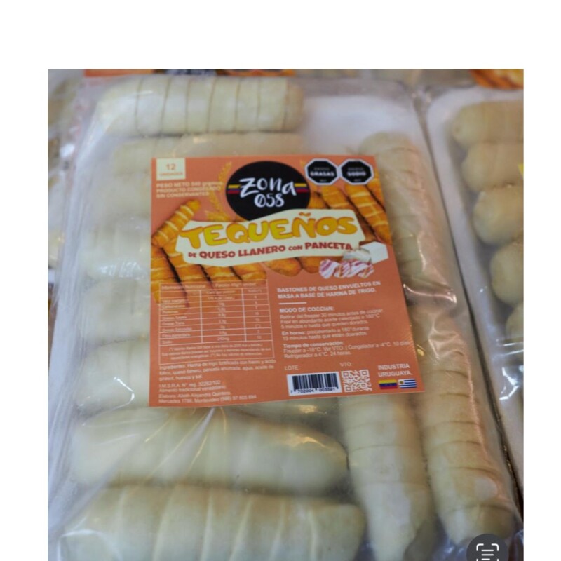 TEQUEÑOS QUESO Y PANCETA 12U TEQUEÑOS QUESO Y PANCETA 12U