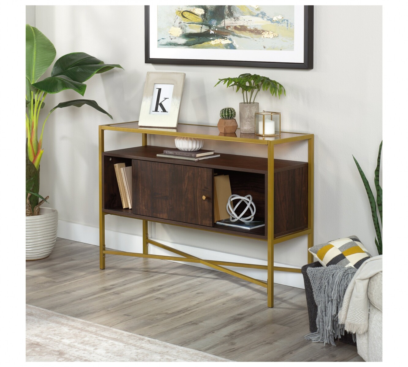 Mesa de Arrime con Estante - Sauder - Linea Harper Heights 