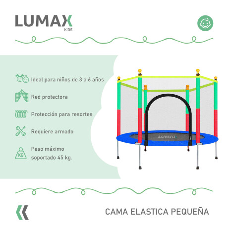 Cama Elástica Trampolín 1.4 mts+ Cobertor + Red Colores Cama Elástica Trampolín 1.4 mts+ Cobertor + Red Colores