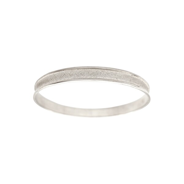 Esclava rayada con borde fina-Plata 925-Sin piedra-ES3003 sinpiedra