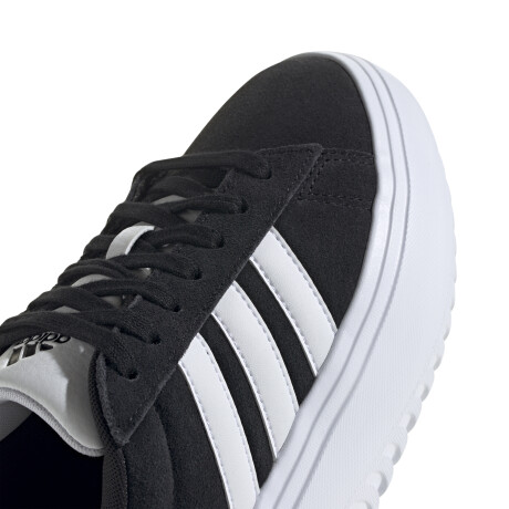 Championes adidas Grand Court Platform Mujer Black & White