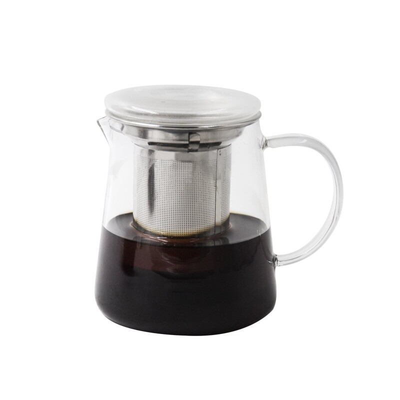 Tetera Borosilicato 500 ml con Infusor de Acero Inoxidable TETERA 500ML TAPA CRISTAL BOROSIL. INFUSOR A.INOX