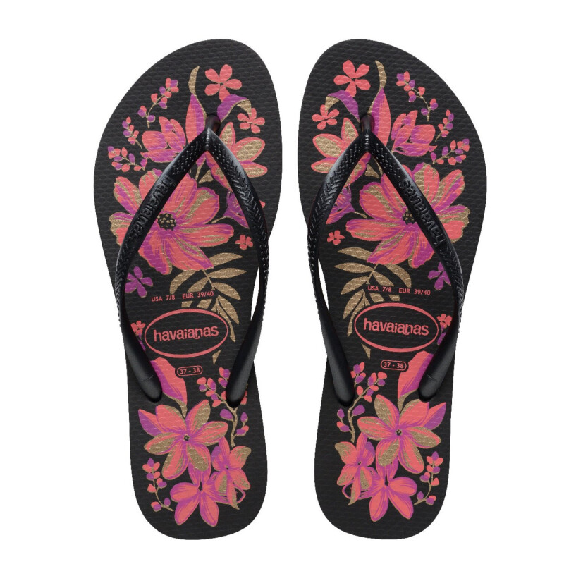 Sandalias de Mujer Havaianas Slim Organic Negro