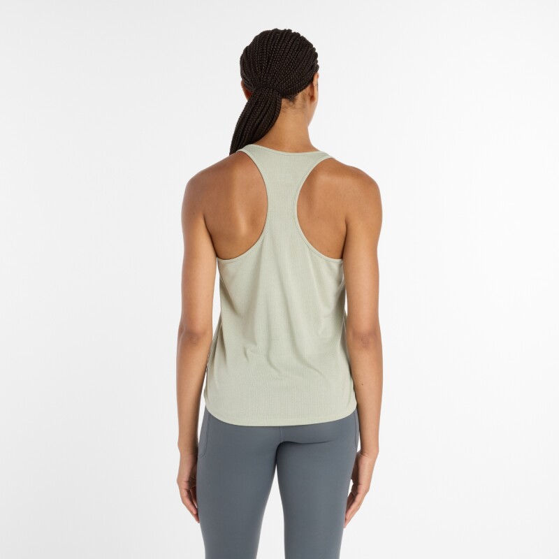 Musculosa New Balance de Dama - Athletics Tank - WT41250GSH GREEN