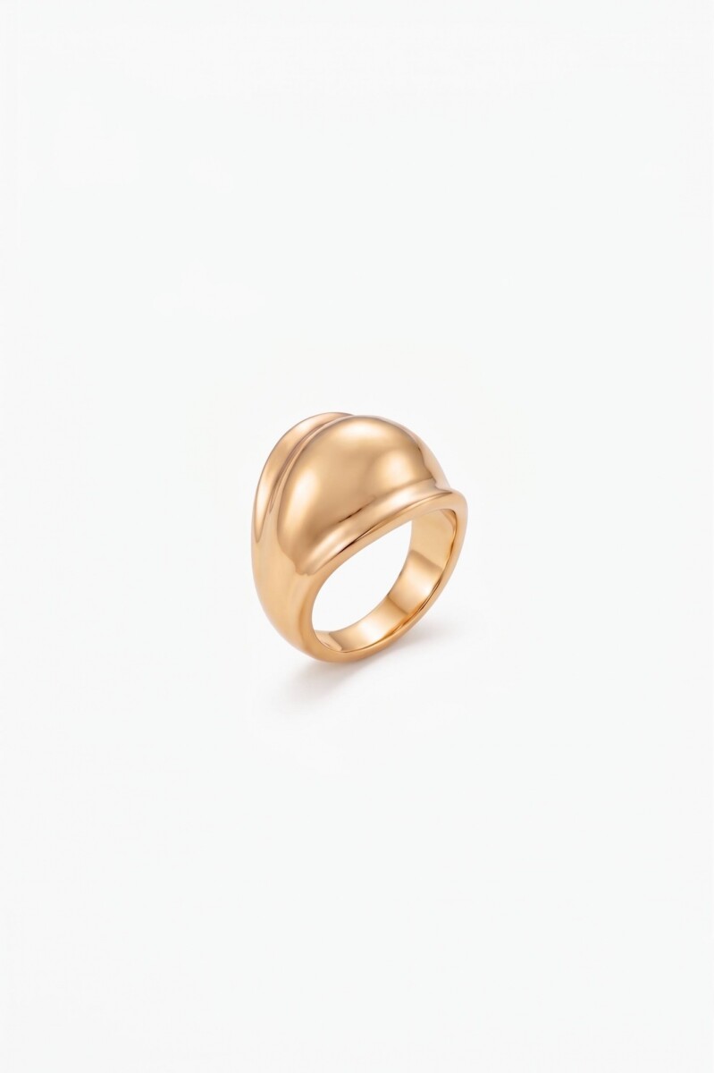 Anillo bold - dorado 