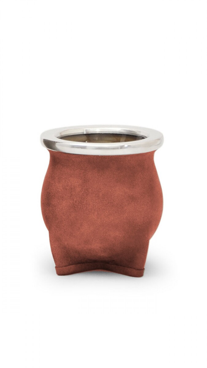 MATE DE CERÁMICA CHICO DELTA - LADRILLO ENGRASADO 