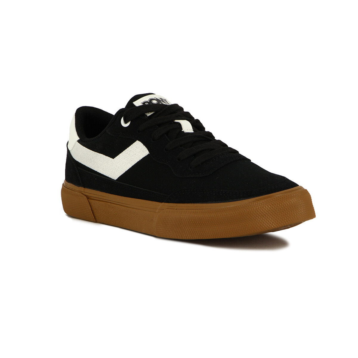 Pony Champion Casual BRONX Hombre Canva-Suede / Black/White - Negro-Blanco 