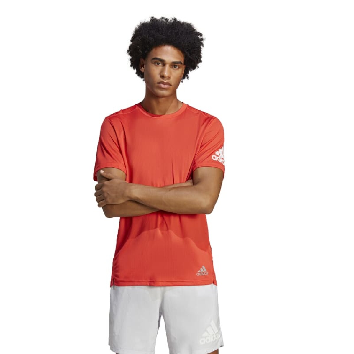 Running - Adidas - ADIDAS BUZO RUN IT TEE M C de Hombre - IC7641 - Rojo 