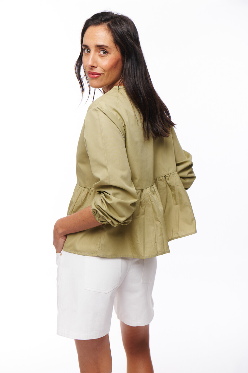 BLUSA AZUNA VERDE OLIVA