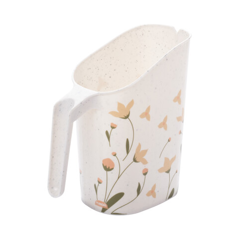 Jarra Plástica de Leche Estampado Flores