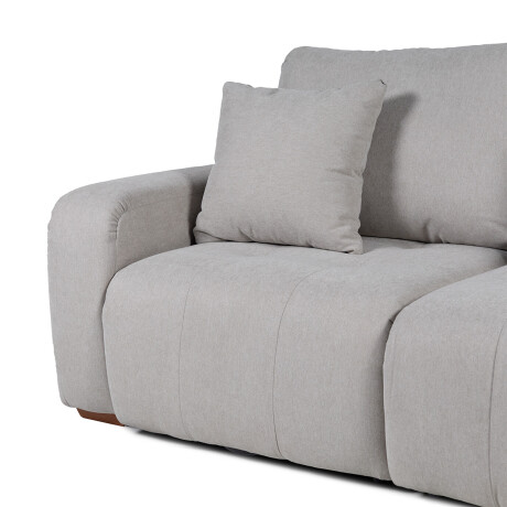 Sofá Duomo (Retráctil) - Tela Microfibra - 3 cuerpos 3A-341 (Beige)