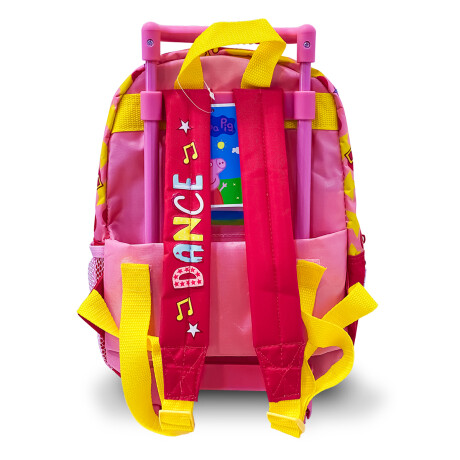 Mochila Escolar Infantil C/Carro Peppa Toy Story Cars Peppa