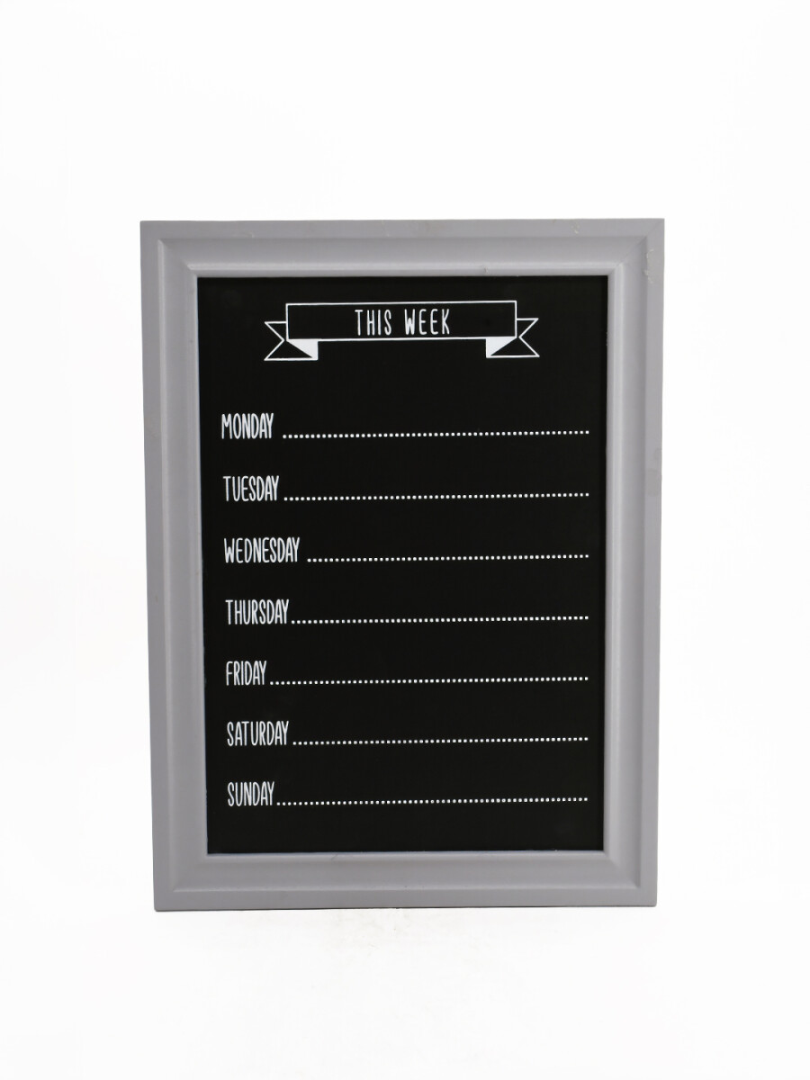 RECETARIO PIZARRA - GRIS 