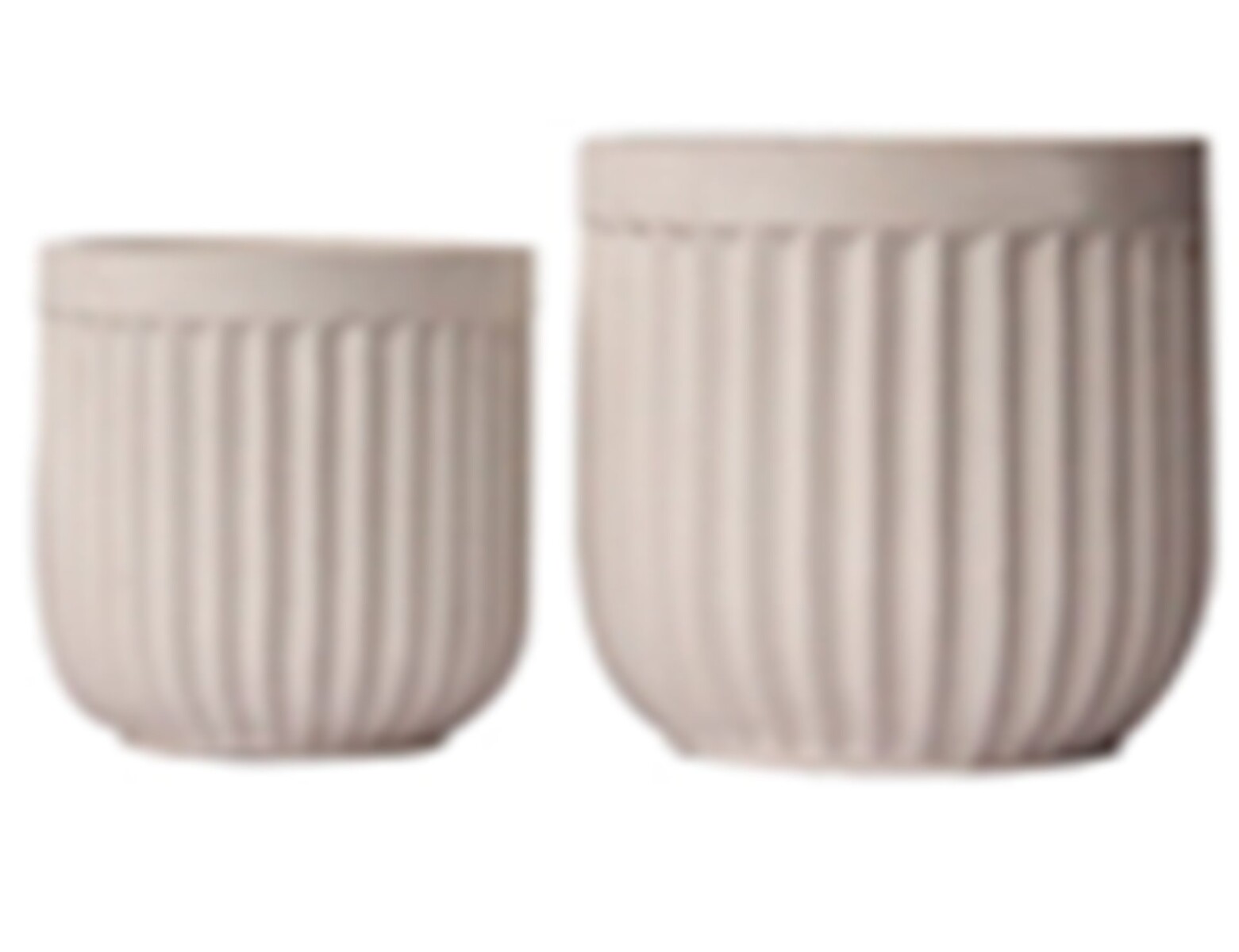 Maceta BRILLEAND natural 2u/set 