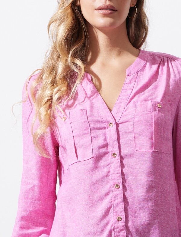 Blusa Lino ROSA