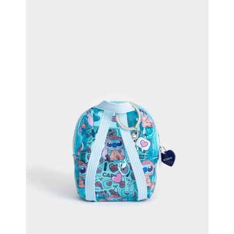 Set De Librería En Mini Mochilita De Pvc Azul Celeste