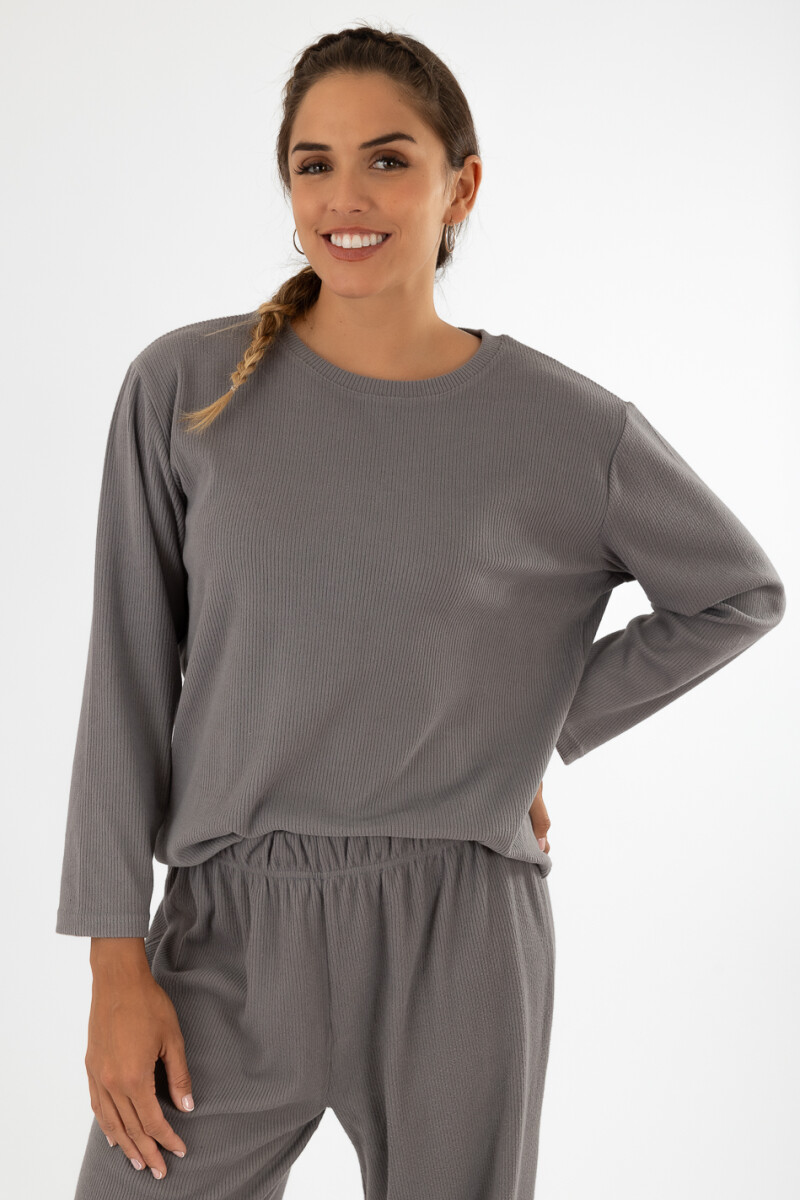 Buzo cosy Gris melange