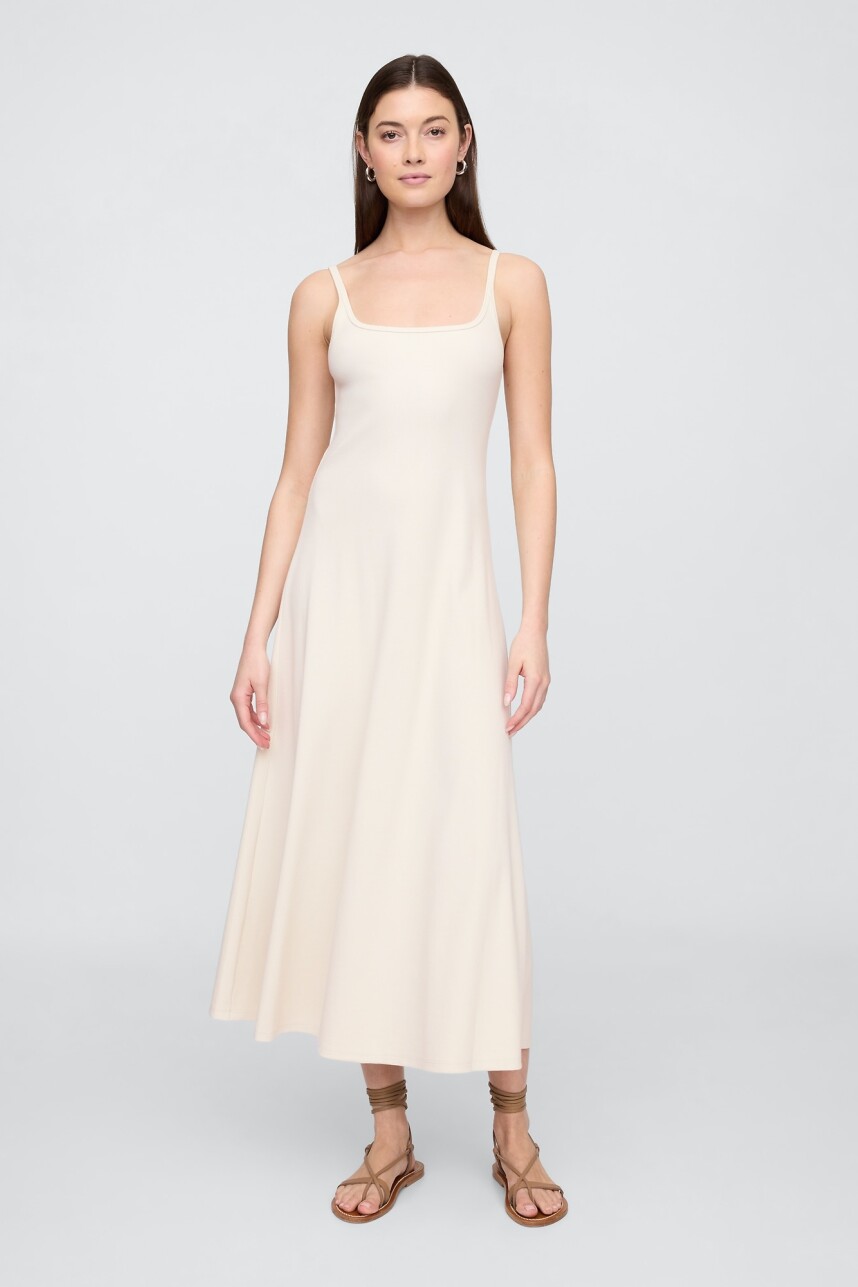 Vestido Mini Rib Mujer Chino