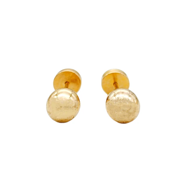 Abridores Bolitas-Oro Bajo-Sin Piedra-AB8038 sinpiedra