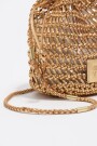 BOLSO MINI TRENZADA Oro