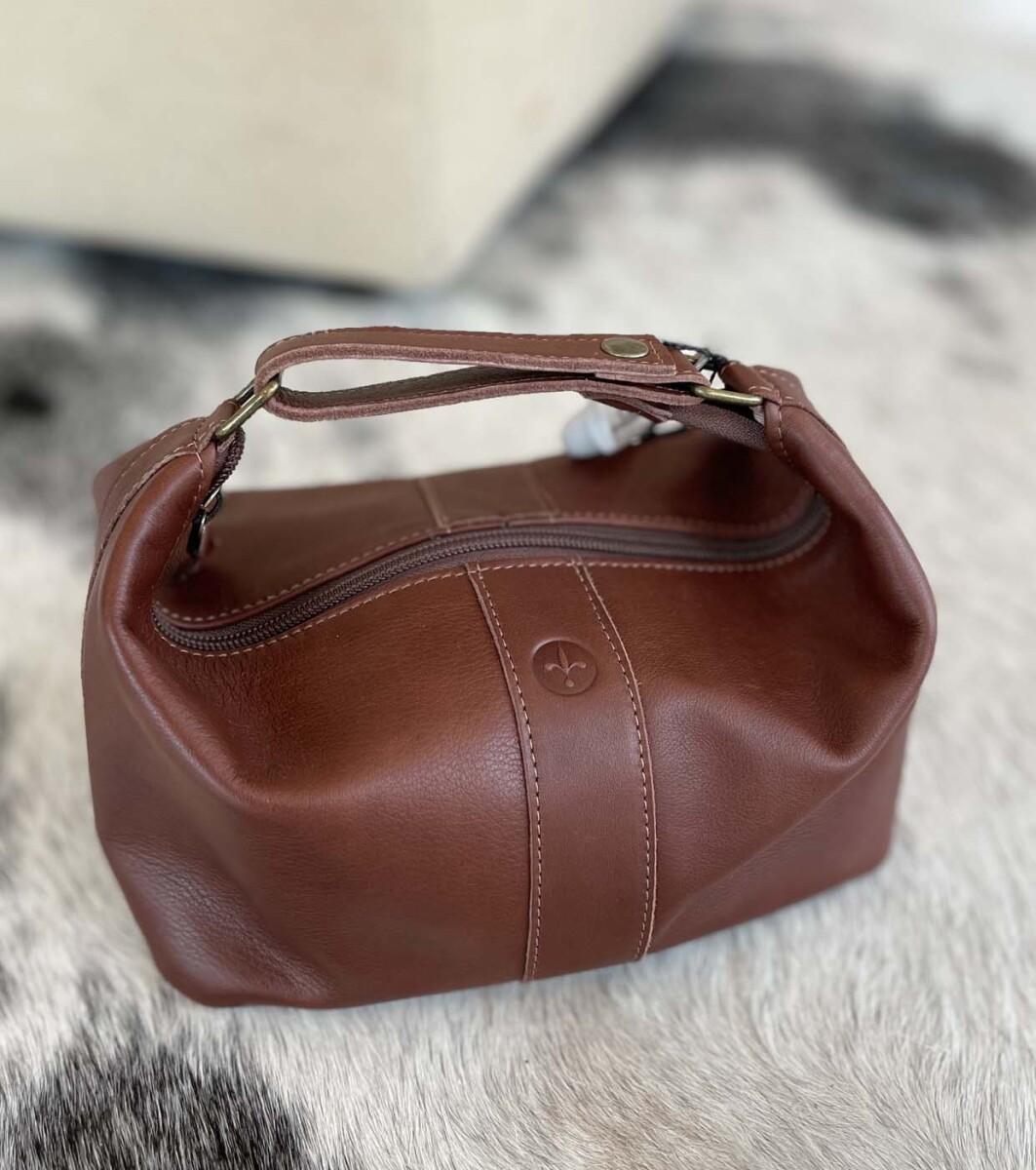 Neceser hombre - Cognac 