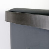 BASURERO PLAST GRIS C/PEDAL 31X37X65CM Unica