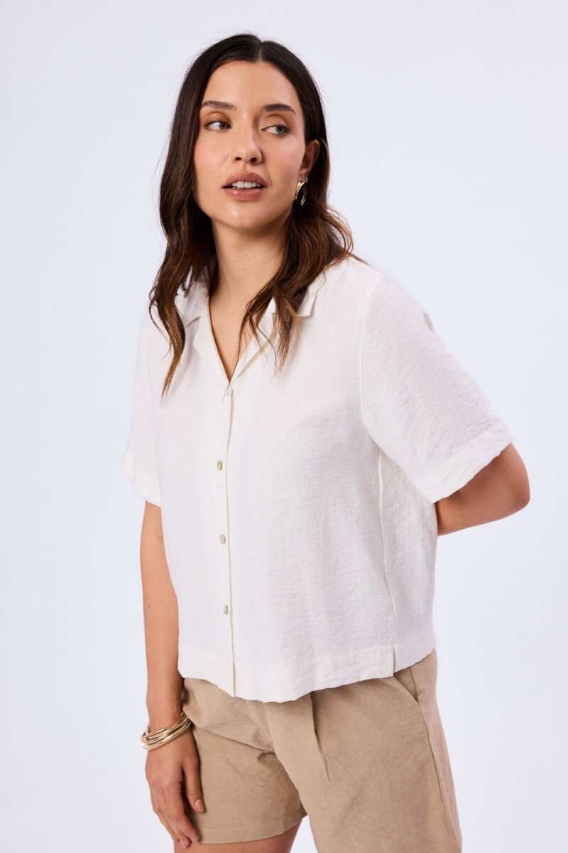 Camisa lino - Crudo 