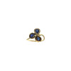 Anillo de oro amarillo 18K con brillantes y zafiros - *adaptamos a medida N8464/Z Anillo de oro amarillo 18K con brillantes y zafiros - *adaptamos a medida N8464/Z