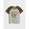 V-FRCH SS LOGO GRPH RAGLAN T LIGHT HEATHER GREY B08