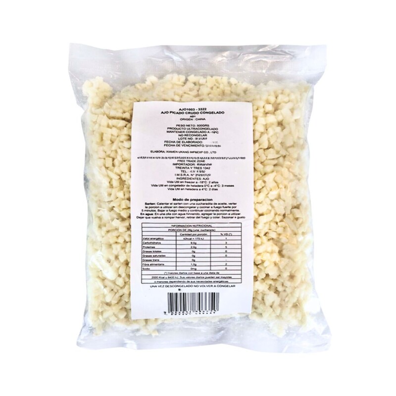 Ajo picado - 500 g Ajo picado - 500 g