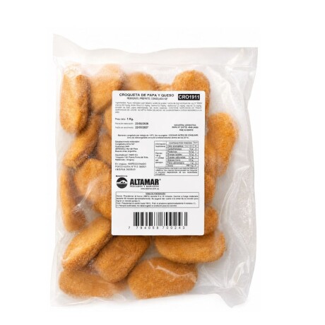 CROQUETAS DE PAPA Y QUESO 1KG CROQUETAS DE PAPA Y QUESO 1KG