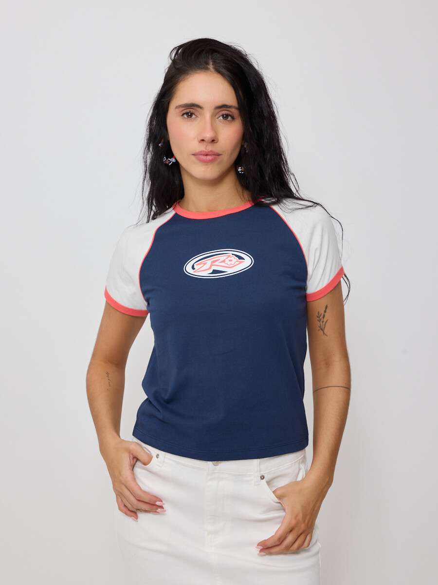 T-SHIRT UTARA RUSTY - Azul Marino 