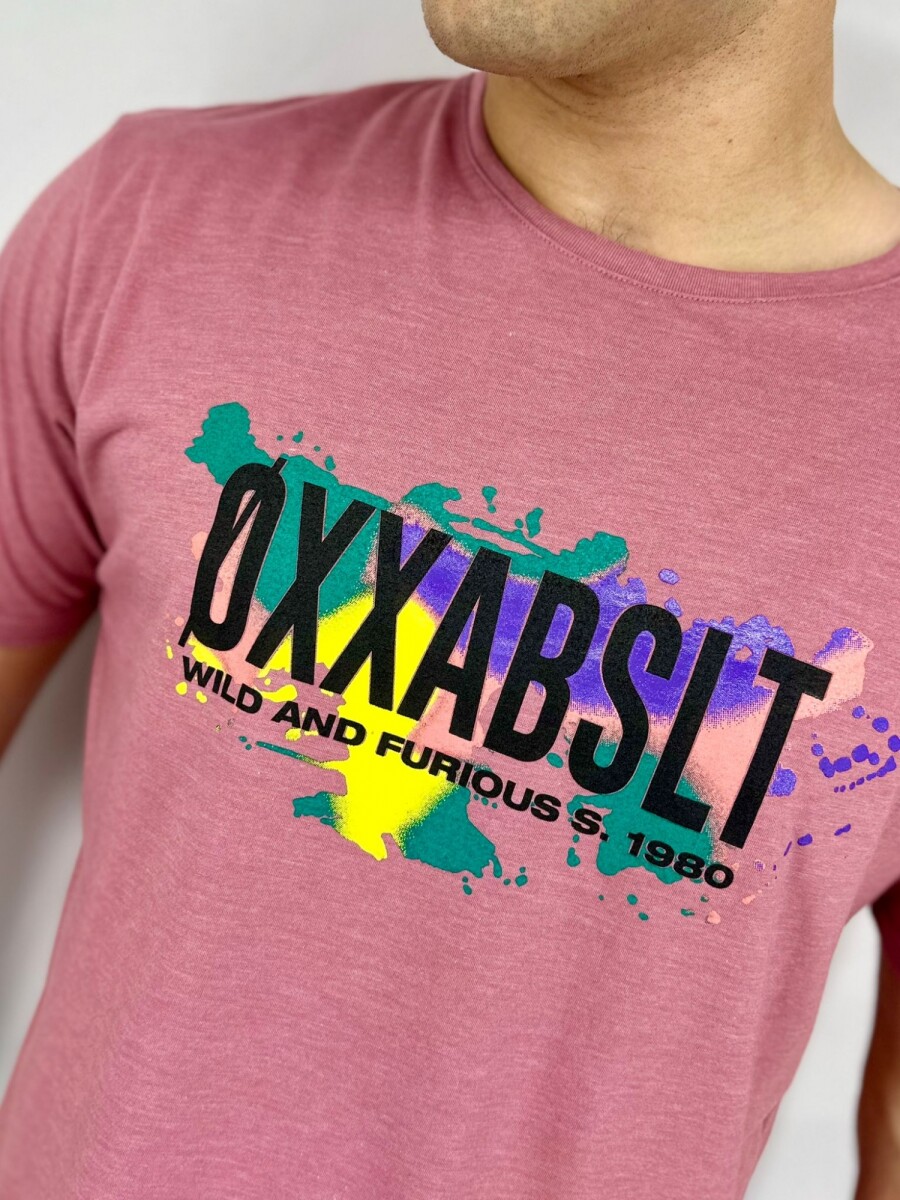 T-SHIRT OXX S007-24 - ROSADO 