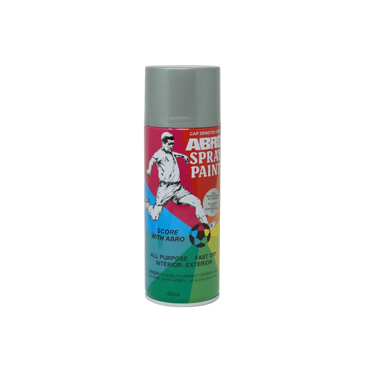 Esmalte color aluminio alta temperatura de 400ml - ABR450 