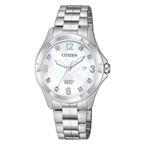 Reloj Citizen EU6080-58D para dama con correa de acero Reloj Citizen Eu6080-58d Para Dama Con Correa De Acero