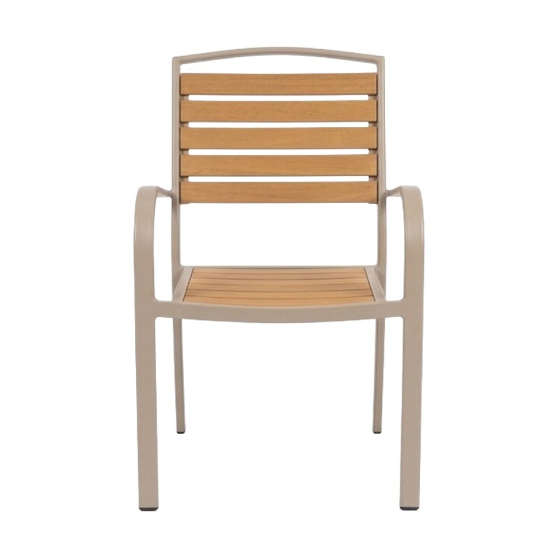 JGO MESA RECT P/JARDIN BEIGE COMB 7PZAS Unica