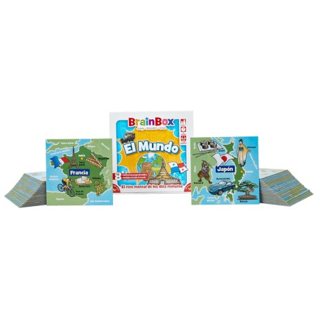 Juego de Mesa Asmodee BrainBox El Mundo +8 001