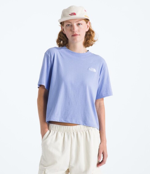 Remera corta holgada Evolution Simple Dome Periwinkle Glow