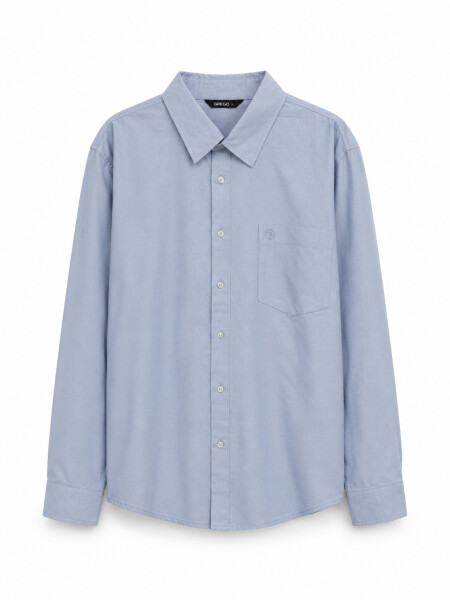 CAMISA ALEXO CELESTE