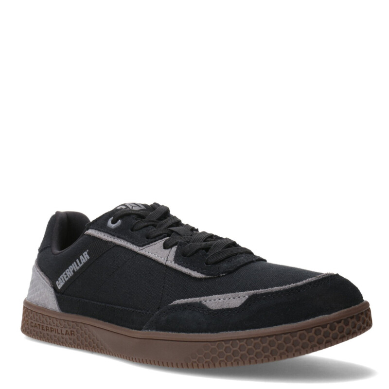 Championes de Hombre Caterpillar Pause Retro Canvas Negro
