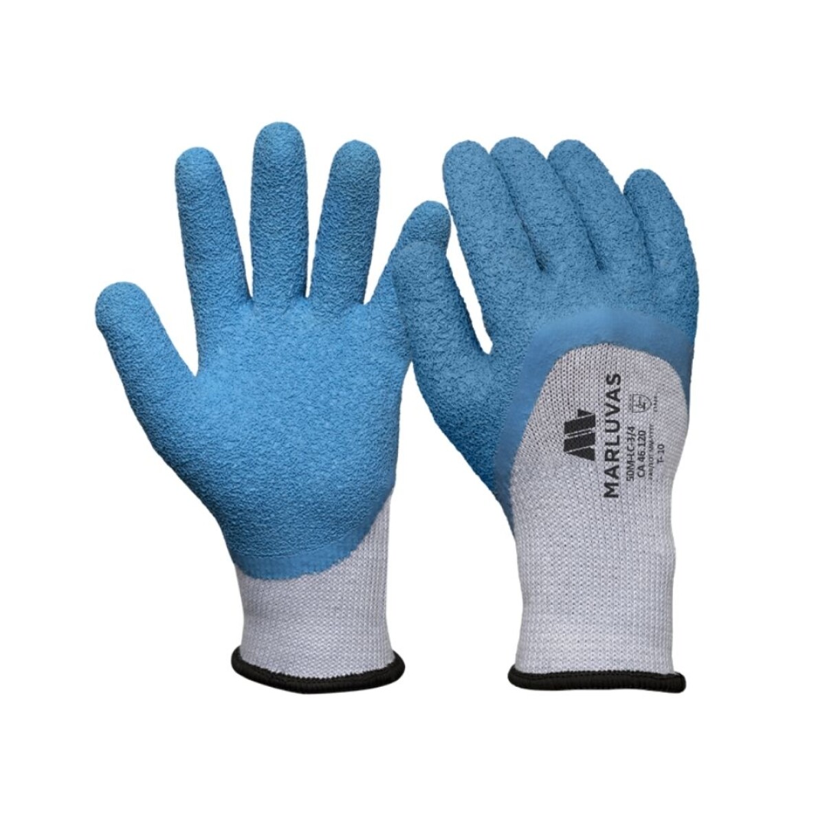 Guante lanilla con palma de latex - Talle 9 (L) 