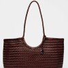 Bolso Ipanema en cuero curtido natural Chocolate