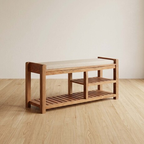 PIE DE CAMA MADERA-ACACIA NATURAL-BEIGE LAUTARO