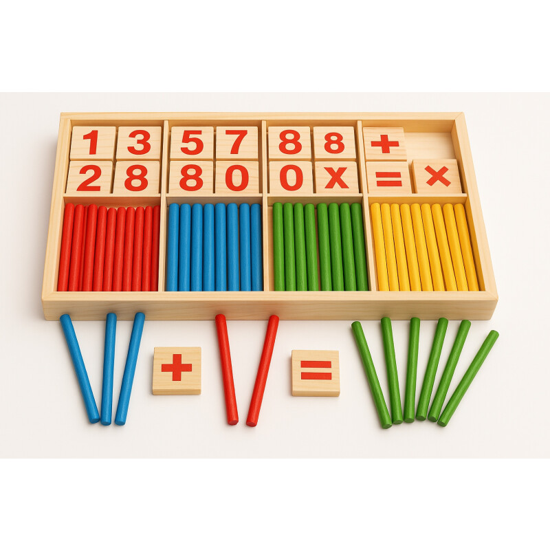 Juego De Madera Educativo En Colores Matematica Didactico Juego De Madera Educativo En Colores Matematica Didactico