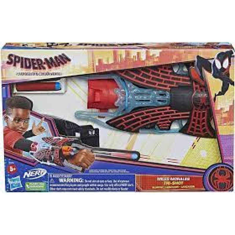 Lanzador Nerf Spiderman Miles Morales Lanzador Nerf Spiderman Miles Morales